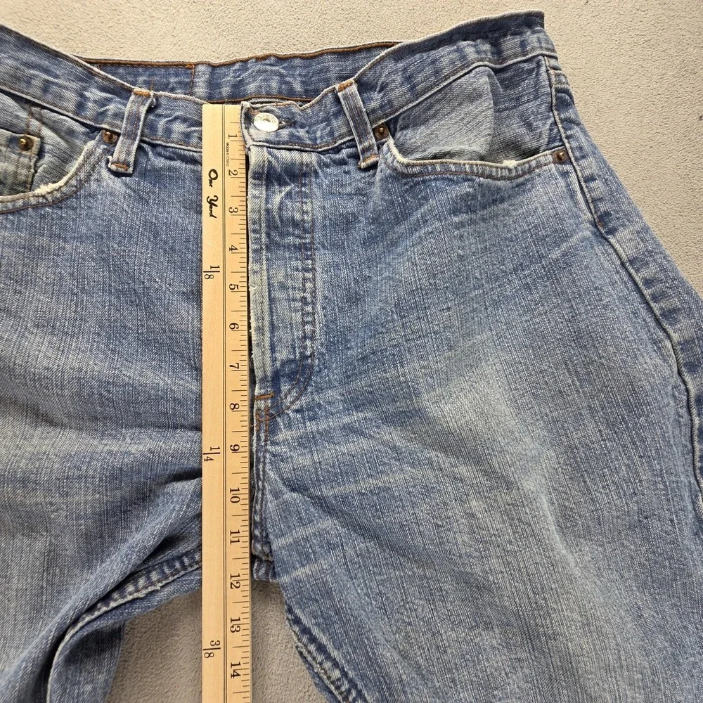 Vintage Levis 501 Jeans Mens Blue Straight Button Fly Made in USA Fits 34x29